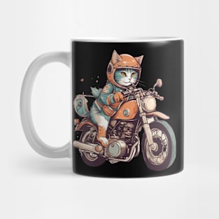 Rider cat  - Kawaii art Mug